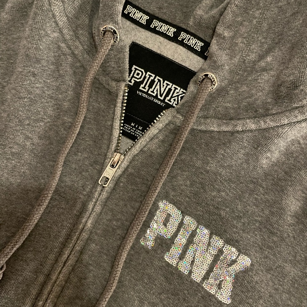 Victoria Secret PINK Velour Sequin Tracksuit